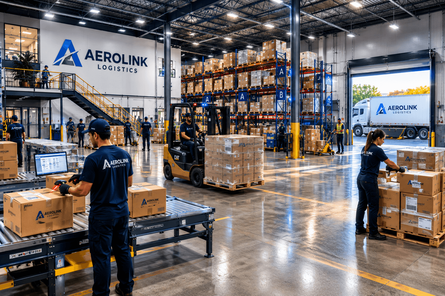 Aerolink Logistics warehouse operations